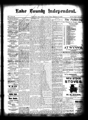 Lake County Independent, 10 Sep 1897