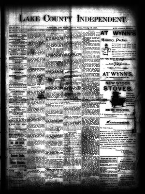 Lake County Independent, 15 Oct 1897