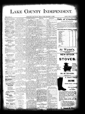 Lake County Independent, 3 Dec 1897