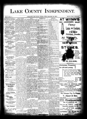 Lake County Independent, 24 Dec 1897