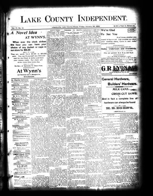 Lake County Independent, 28 Jan 1898