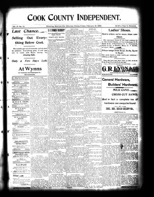 Lake County Independent, 18 Feb 1898