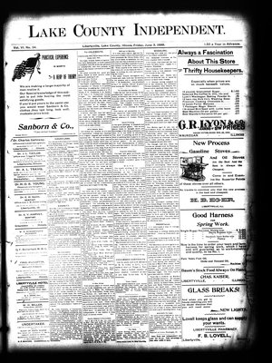 Lake County Independent, 3 Jun 1898