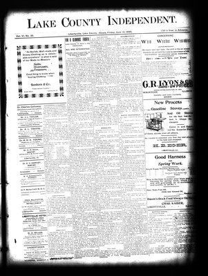 Lake County Independent, 10 Jun 1898