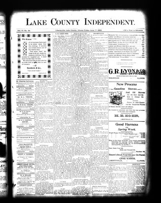 Lake County Independent, 17 Jun 1898