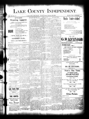 Lake County Independent, 26 Jan 1900