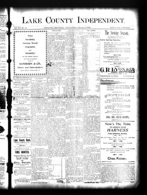 Lake County Independent, 9 Feb 1900