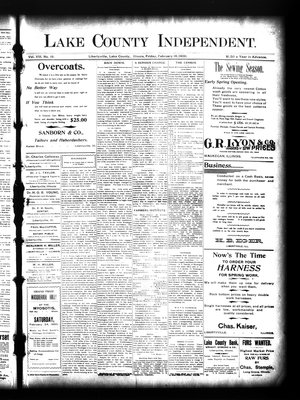 Lake County Independent, 16 Feb 1900