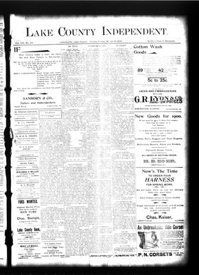 Lake County Independent, 16 Mar 1900