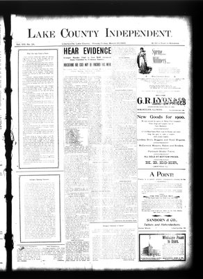 Lake County Independent, 23 Mar 1900