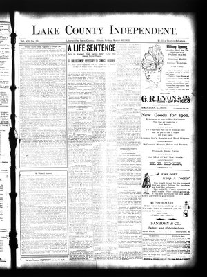 Lake County Independent, 30 Mar 1900