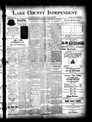 Lake County Independent, 20 Apr 1900