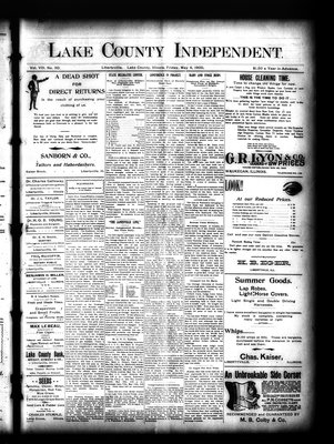 Lake County Independent, 4 May 1900