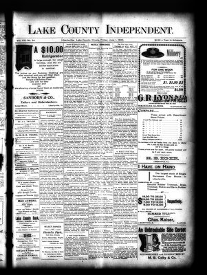 Lake County Independent, 1 Jun 1900