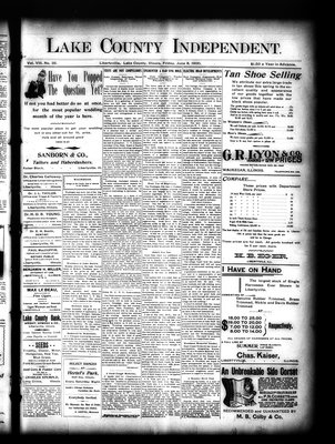 Lake County Independent, 8 Jun 1900