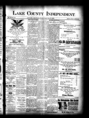 Lake County Independent, 15 Jun 1900