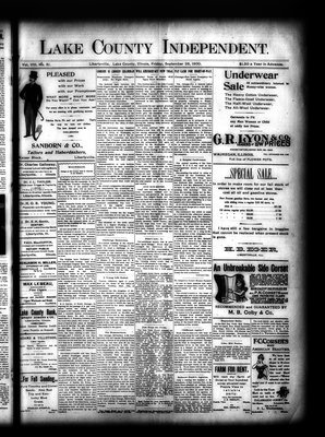 Lake County Independent, 28 Sep 1900