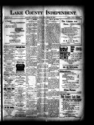 Lake County Independent, 19 Oct 1900