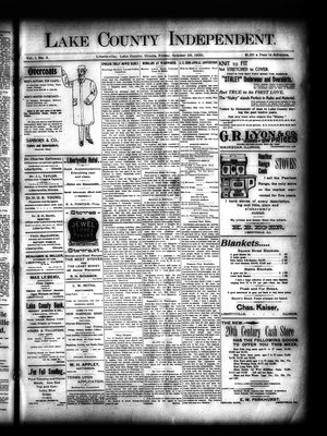 Lake County Independent, 26 Oct 1900