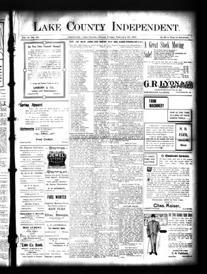 Lake County Independent, 22 Feb 1901