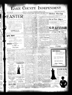 Lake County Independent, 15 Mar 1901