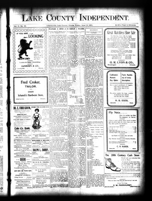 Lake County Independent, 14 Jun 1901