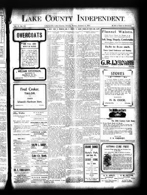 Lake County Independent, 4 Oct 1901