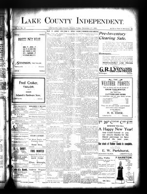 Lake County Independent, 27 Dec 1901