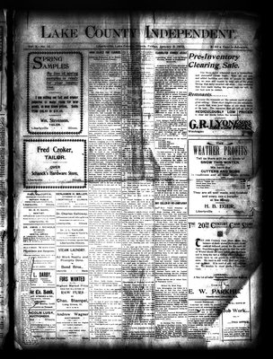 Lake County Independent, 3 Jan 1902