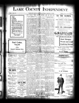 Lake County Independent, 14 Feb 1902