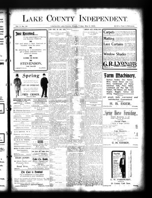 Lake County Independent, 2 May 1902