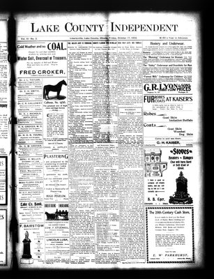 Lake County Independent, 17 Oct 1902