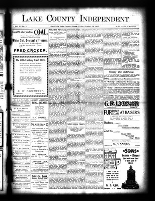 Lake County Independent, 24 Oct 1902