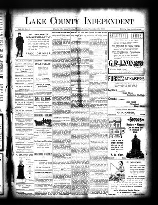 Lake County Independent, 14 Nov 1902