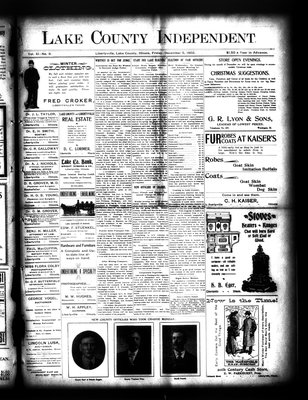 Lake County Independent, 5 Dec 1902