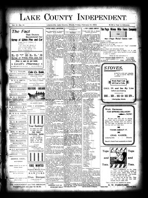 Lake County Independent, 13 Feb 1903