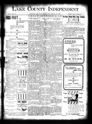 Lake County Independent, 20 Feb 1903