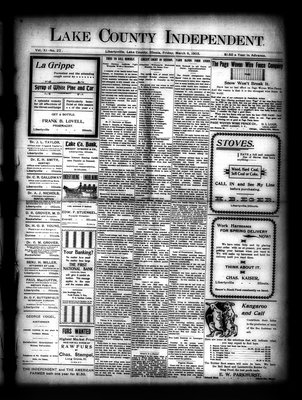 Lake County Independent, 6 Mar 1903