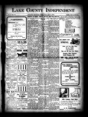 Lake County Independent, 3 Apr 1903