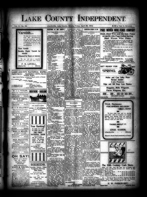 Lake County Independent, 24 Apr 1903