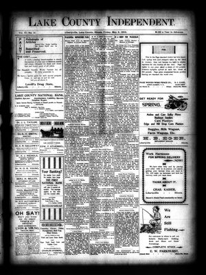 Lake County Independent, 8 May 1903