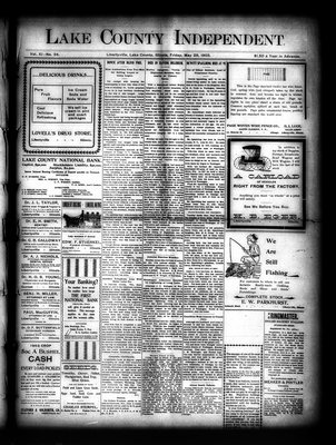 Lake County Independent, 29 May 1903