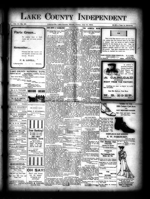 Lake County Independent, 10 Jul 1903