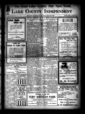 Lake County Independent, 28 Aug 1903