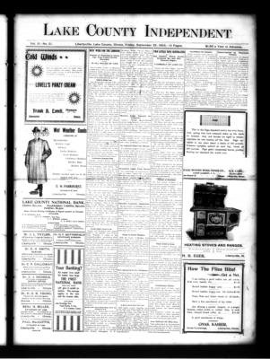 Lake County Independent, 25 Sep 1903