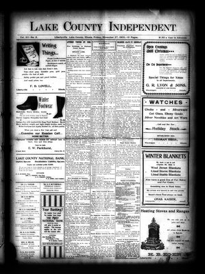 Lake County Independent, 27 Nov 1903