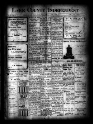 Lake County Independent, 8 Jan 1904