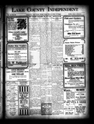 Lake County Independent, 4 Mar 1904