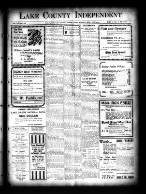 Lake County Independent, 11 Mar 1904