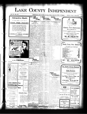 Lake County Independent, 24 Jun 1904